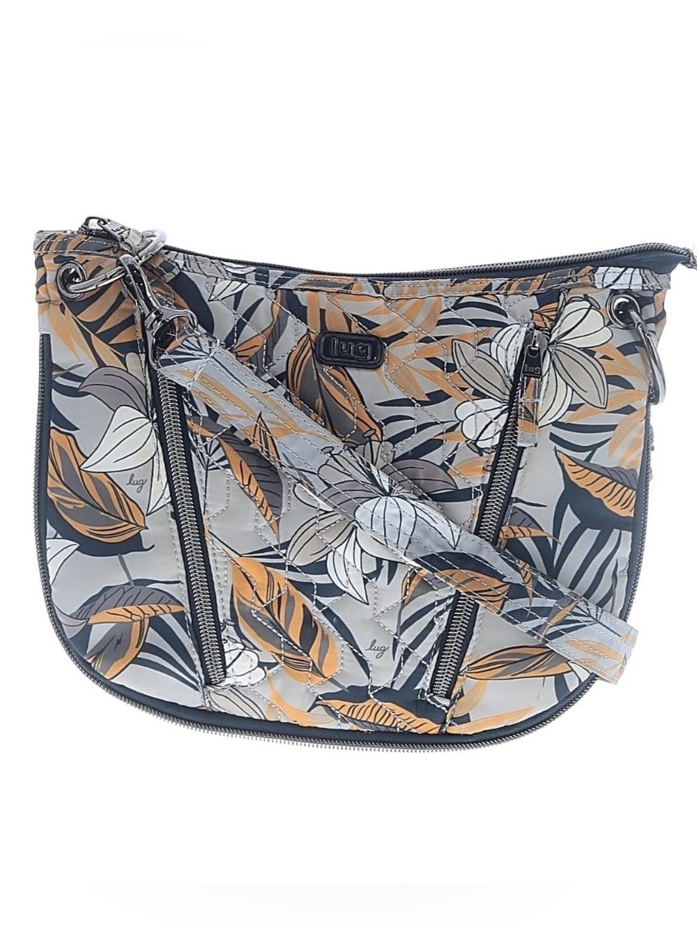 Lug Swivel Crossbody Bag GUC Lily Grey